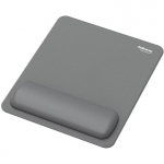 Fellowes Breyta Mouse Pad with Wrist Rest, Grey 100142556