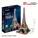 Cubicfun Puzzle 3D Eiffel Tower (Light) DA-20507