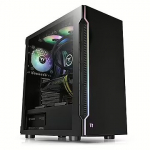 Thermaltake H200 RGB, Tempered Glass, Black CA-1M3-00M1WN-00