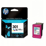 Hewlett Packard No 301 Tri-color Ink Cartridge, 165pages CH562EE