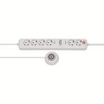 Brennenstuhl Eco-Line Comfort Switch Plus Power Strip 6-way, 1.5m, White 1159560216