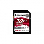Kingston React Plus, SDHC, 32GB, Class 10, UHS-II, U3, V90 SDR2/32GB