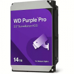 Western Digital 14TB, 7200rp, 512MB, SATAIII, Purple Pro, CMR WD142PURP