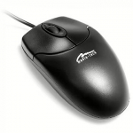 Media-Tech Optical Mouse, PS/2, Black MT1075K-PS2