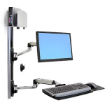 Ergotron LX Wall Mount System with Keyboard tray, up to 32" 45-247-026