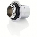 Bitspower Touchaqua G1/4" Male Adjustable Link Pipe 16-22mm, Glorious Silver, 2pcs TA-GMALP1622-GS