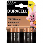 Duracell AAA/LR3, x6 Duracell Basic AAA/LR3 blister 6szt