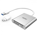 Unitek USB3.0 to Multi-In-One Aluminium Card Reader (With USB Type-C Adaptor) Y-9313D