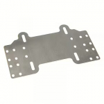 Aqua Computer Pump Holder Made of Stainless Steel for Attachment to a Radiator 41058