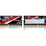 G.SKILL SODIMM, Ripjaws, DDR3L, 8GB, 1600MHz, CL9, Kit of 2 F3-1600C9D-8GRSL