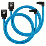 Corsair Premium Sleeved SATA 6Gbps, Angle, 0.6m (2pack) CC-8900285