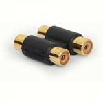 Gembird RCA (F) to RCA (F) coupler, Black A-2RCAFF-01