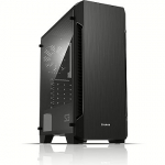 Zalman S3, Tempered Glass, Black S3 TG