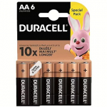 Duracell Basic AA/LR6, x6 Dyracell Basic AA/LR6 blister 6szt