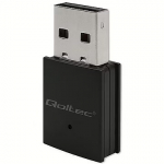 Qoltec USB Wi‑Fi adapter with Bluetooth&nbsp;4.0 (600 Mbps) 56989