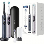 Braun Oral-B iO Series 9 Electric Toothbrush (black/rose, black onyx/rose quartz with 2nd handpiece) iO Series 9  2. Hands bk/pk