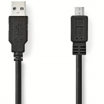 Nedis USB-A to Micro USB. 3m CCGB60500BK30