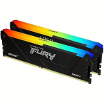 Kingston 16GB, DDR4, 3600MHz, CL17, Kit of 2, Fury Beast RGB KF436C17BB2AK2/16