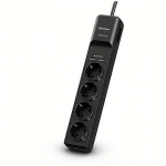 Cyberpower P0420SUD0-DE, 4 sockets + USB, Black P0420SUD0-DE