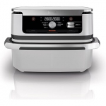 Ninja AF500EUWH 10.4L Double Air Fryer, White/Silver AF500EUWH