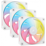 Corsair iCUE LINK LX120-R RGB, Reverse Blade, White, 3 Pack CO-9051054-WW