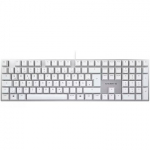 Cherry KC 200 MX (white/silver, DE layout, Cherry MX2A Silent Red) G80-3950LHBDE-1