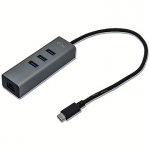 i-tec USB-C 3 port Hub, Gigabit Ethernet C31METALG3HUB