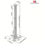Maclean Ceiling Mount For Projector MC-517