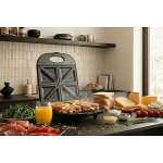 Promis STP 25 XXL sandwich maker, 4 toasts, 1400 W, black STP25