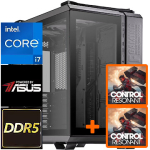 TopPC Intel Core i7 Gen14 Gaming (DDR5) TUF Gaming Powered by ASUS, Core i7-14700KF, 64GB (2x32) DDR5, 2TB NVMe Gen4, no OS DATK347-1460582
