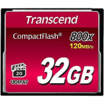 Transcend 800x, 32GB, UDMA7, Compact Flash Card TS32GCF800