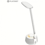 Platinet PDLU9A Desktop PowerFull 18W LED Lamp with Speaker & USB Charger Port AC 100-240V PDLU9A