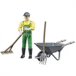 Bruder figure set farmer with accessories - 62610
