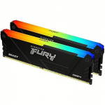 Kingston 32GB, DDR4, 3600MHz, CL18, Single Stick, Fury Beast RGB KF436C18BB2AK2/32