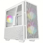 Deepcool CH360 WH, Tempered Glass, White R-CH360-WHAPE3-G-1