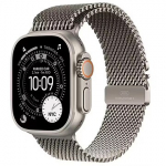 Apple Watch Ultra 3, GPS + Cellular, Titanium, Milanese Loop (M) - 49mm  MEWY4QP/A