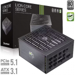 Gamemax LION CORE 1200P, 1200W, 80PLUS Gold, ATX 3.1, PCIe 5.1 LION CORE 1200P