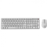 Gembird Klaviatūra un pele Gembird Desktop set Silent key Pro Business wireless RU White KBS-WMS-01-W-CYRL