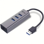 i-tec USB 3.0 Hub, 3 port + Gigabit Ethernet Adapter U3METALG3HUB