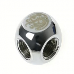 Bitspower Silver Shining T-Block BP-TMB