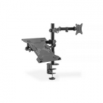 Digitus Single monitor mount & notebook mount, up to 32, 15.6" DA-90436