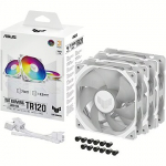 Asus TUF Gaming TR120 ARGB, White, Triple Pack 90DA0093-B09020