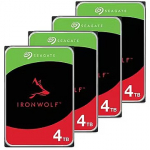 Seagate 4TB, 5400rpm, 256MB, SATAIII, IronWolf, CMR, Air, 4 Pack ST4000VN006_4