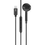 Promate MonoPod Ergonomic Mono MFI Certified In-Ear MONOPODLT-BK