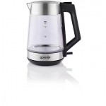 Gorenje | K17OGS | Kettle | Electric | 1.7 L | 2200 W | 360&deg; rotational base | Stainless steel/Glass | Stainless steel K17OGS