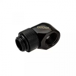 Alphacool Eiszapfen L-connector rotatable G1 / 4 AG to G1 / 4 IG, Black 17248