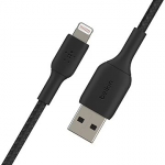 Belkin BoostCharge Braided, USB-A to Lightning, 0.15m CAA002BT0MBK