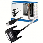 Logilink UA0054, USB 2.0 _> Paralel (LPT)  DB25 , 1.8m  UA0054