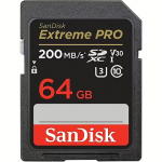 Sandisk Extreme Pro, SDXC, 64GB, UHS-1, U3, V30 SDSDXXU-064G-GN4IN