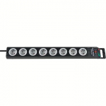Brennenstuhl Super-Solid Power Strip 8-way, 2.5m, Black/White 1153380118